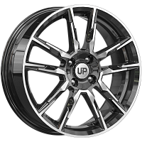 Литые диски Up107 (КС993) 6.500xR17 4x100 DIA60.1 ET45 New Diamond для Toyota Raum