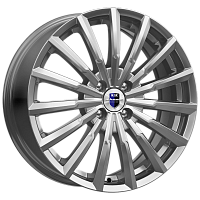 Литые диски Акцент (КС641) 5.500xR14 4x100 DIA67.1 ET45 дарк платинум для Toyota Corolla Spacio