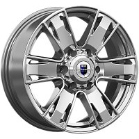 Литые диски Севенна (КС726) 7.000xR17 6x139.7 DIA100.1 ET33 дарк платинум для Mitsubishi Pajero Sport