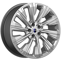 Литые диски Галего (КС1039) 7.500xR19 5x108 DIA65.1 ET46 дарк платинум для Chery Tiggo 8 Plus