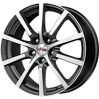 Литые диски Big Byz (КС680) 7.000xR17 5x110 DIA65.1 ET39 Блэк Джек для Saab 900