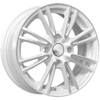 Литые диски ПАНТЕРА (КЛ129) 5.500xR14 4x98 DIA58.6 ET39 алмаз-белый для Lada 2109 Samara