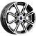 Флэш (КС710) 5.000xR13 4x114.3 DIA69.1 ET45 алмаз черный