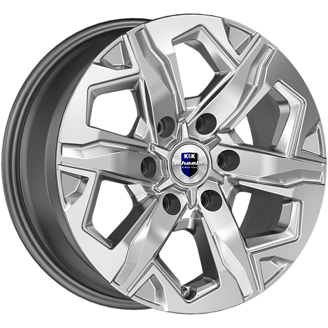 Тейт (КС1050) 7.500xR17 6x139.7 DIA75.1 ET42 дарк платинум