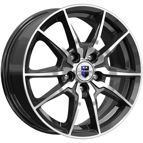 Адамар (КС886) 6.500xR16 5x114.3 DIA67.1 ET45 алмаз черный