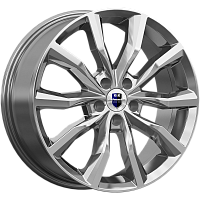 Литые диски Портер (КС906) 7.500xR18 5x110 DIA67.1 ET40 дарк платинум для Evolute I-Joy