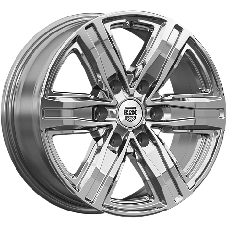 R8 (КС1174) 7.500xR17 6x139.7 DIA100.1 ET42 дарк платинум