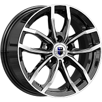 Литые диски Фрост (КС1048) 6.500xR15 5x114.3 DIA67.1 ET46 алмаз черный для Honda Cr-V