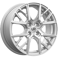 Литые диски Up124 (КС1104) 6.500xR16 4x100 DIA54.1 ET49 Silver Classic для Hyundai
