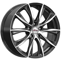 Литые диски Каzантип (КС684М) 7.500xR18 5x108 DIA67.1 ET49 Блэк Джек для Ford Kuga