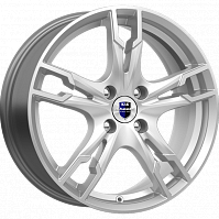 Литые диски Солар (КС875) 7.000xR17 4x100 DIA60.1 ET41 сильвер SK