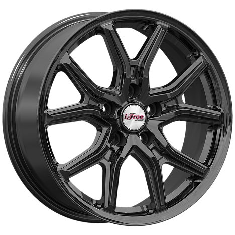Страйк (КС1080) 6.500xR17 5x108 DIA60.1 ET33 BK Страйк (КС1080) 6.500xR17 5x108 DIA60.1 ET33 BK
