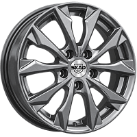 Литые диски НАГОЯ (КЛ312) 6.000xR16 5x114.3 DIA67.1 ET45 графит