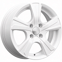 Литые диски КРИТ (КЛ241) 5.500xR14 4x100 DIA67.1 ET38 белый для Toyota Ist