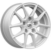 Литые диски Up117 (КС1049) 6.500xR15 5x114.3 DIA66.1 ET43 Silver Classic для Renault Megane Coupe