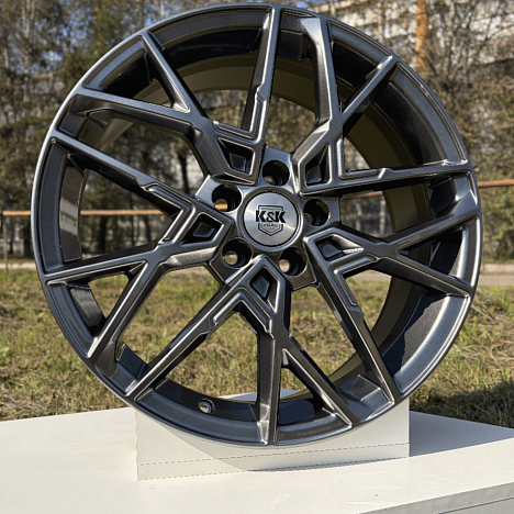 Вудроф (КС1044) 7.000xR18 5x112 DIA57.1 ET45 дарк платинум Вудроф (КС1044) 7.000xR18 5x112 DIA57.1 ET45 дарк платинум