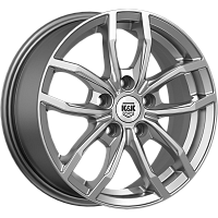 Литые диски Фрост (КС1048) 6.500xR15 5x100 DIA57.1 ET38 дарк платинум для SEAT Ibiza Cupra