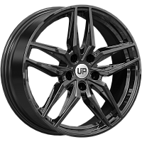Литые диски Up112 (КС1017) 7.000xR18 5x112 DIA57.1 ET45 New Black для Jetta Vs5