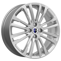 Литые диски Сильверстоун (КС770) 6.500xR17 4x100 DIA67.1 ET45 сильвер SK для Livan X3 Pro