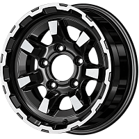 Литые диски Самур (КС1177) 7.000xR15 5x139.7 DIA98 ET15 алмаз черный для Lada Lada 4x4 Urban