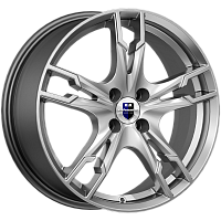 Литые диски Солар (КС875) 7.000xR17 4x100 DIA67.1 ET38 дарк платинум для SEAT Ibiza Cupra