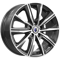 Литые диски Арнар (КС904) 7.000xR16 5x112 DIA66.6 ET38 алмаз черный для Mercedes-Benz C-Class