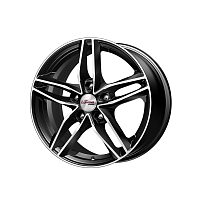 Литые диски Moskva (КС689) 6.500xR16 5x114.3 DIA66.1 ET40 Блэк Джек