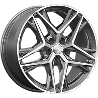 Литые диски Челси (КЛ1100) 8.000xR18 5x112 DIA66.6 ET39 алмаз графит для Audi Q5