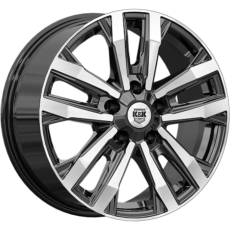 Мичиган (КС1107) 8.000xR18 5x130 DIA71.6 ET56 алмаз черный Мичиган (КС1107) 8.000xR18 5x130 DIA71.6 ET56 алмаз черный