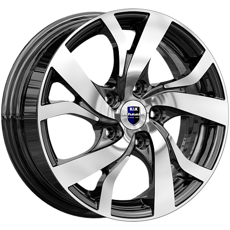 Палермо-оригинал (КС607) (КС607) 6.500xR16 5x114.3 DIA66.1 ET47 алмаз черный