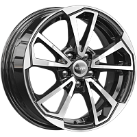 Литые диски КС1005 (ZV 15_Polo) (КС1005) 6.000xR15 5x100 DIA57.1 ET40 алмаз черный