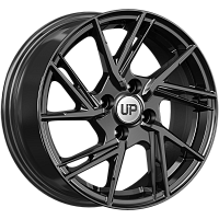 Литые диски Up115 (КС1033) 6.500xR15 4x100 DIA67.1 ET35 New Black для Renault Clio