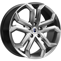 Литые диски Пандора (КС466) 8.500xR19 5x114.3 DIA67.1 ET45 дарк платинум для Acura