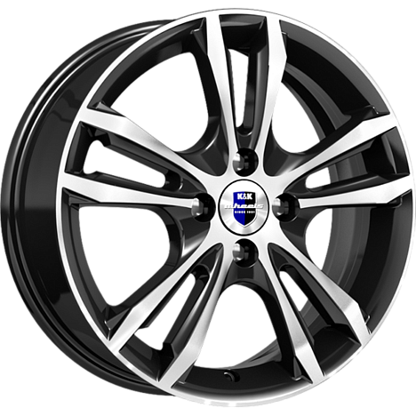 Samara-оригинал (КС866) (КС866) 6.000xR16 4x100 DIA54.1 ET49 алмаз черный SK