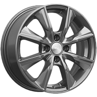 Литые диски ПОРТУ (КЛ321) 6.000xR15 4x100 DIA67.1 ET35 графит для Peugeot 108