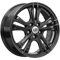 Литые диски Up103 (КС982) 6.500xR16 5x114.3 DIA66.1 ET45 New Black для Nissan Almera Tino