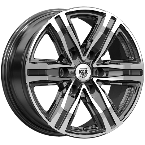 R8 (КС1174) 7.500xR17 6x139.7 DIA92.5 ET45 алмаз черный R8 (КС1174) 7.500xR17 6x139.7 DIA92.5 ET45 алмаз черный