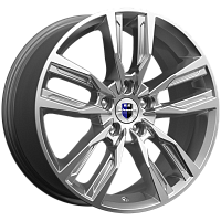Литые диски Борэй (КС901) 8.000xR18 5x108 DIA67.1 ET42 дарк платинум для Peugeot 308