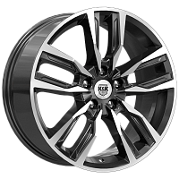 Литые диски Борэй (КС901) 8.000xR18 5x114.3 DIA66.1 ET40 алмаз черный