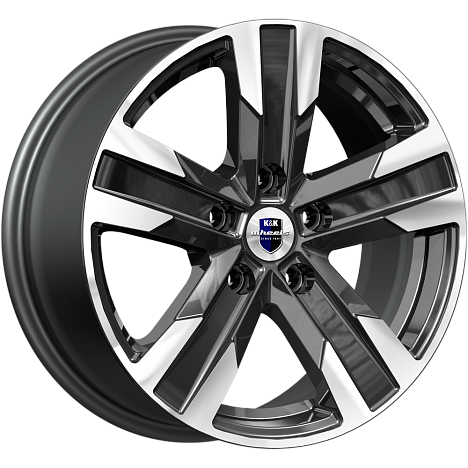 Висмут (КС1009) 7.000xR16 5x100 DIA67.1 ET45 алмаз черный Висмут (КС1009) 7.000xR16 5x100 DIA67.1 ET45 алмаз черный
