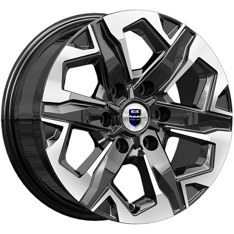 Тейт (КС1050) 7.500xR17 6x139.7 DIA67.1 ET38 алмаз черный Тейт (КС1050) 7.500xR17 6x139.7 DIA67.1 ET38 алмаз черный
