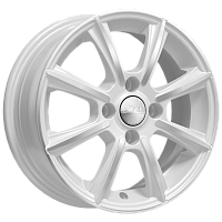 Литые диски МОНАКО (КЛ185) 5.500xR14 4x100 DIA67.1 ET38 алмаз-белый для Nissan March Литые диски МОНАКО (КЛ185) 5.500xR14 4x100 DIA67.1 ET38 алмаз-белый для Nissan March
