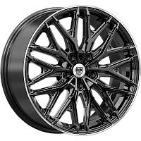 Литые диски Клермон (КС1156) 8.000xR19 5x114.3 DIA60.1 ET40 черный бриллиант для Changan Cs85