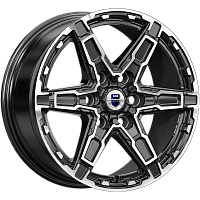 Литые диски Дистрикт (КС1159) 8.000xR18 6x139.7 DIA67.1 ET35 алмаз черный