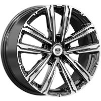 Литые диски Аламер (КС1216) 7.500xR18 5x114.3 DIA66.6 ET37 алмаз черный для Haval F7x Литые диски Аламер (КС1216) 7.500xR18 5x114.3 DIA66.6 ET37 алмаз черный для Haval F7x