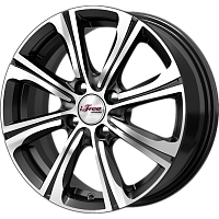 Литые диски Апероль (КС862) 6.000xR15 4x100 DIA60.1 ET40 Блэк Джек для Renault Sandero