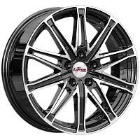 Литые диски Виар (КС1065) 6.500xR17 5x114.3 DIA67.1 ET45 Блэк Джек для Mitsubishi