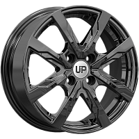 Литые диски Up122 (КС1092) 6.000xR15 4x100 DIA60.1 ET40 New Black для Dacia Lodgy