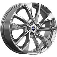 Литые диски Роквуд (КС900) 7.000xR17 5x108 DIA63.35 ET45 дарк платинум для Ford Tourneo Connect