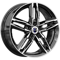 Литые диски Sayan (КС731М) 6.000xR16 5x114.3 DIA67.1 ET50 алмаз черный для Mazda Atenza